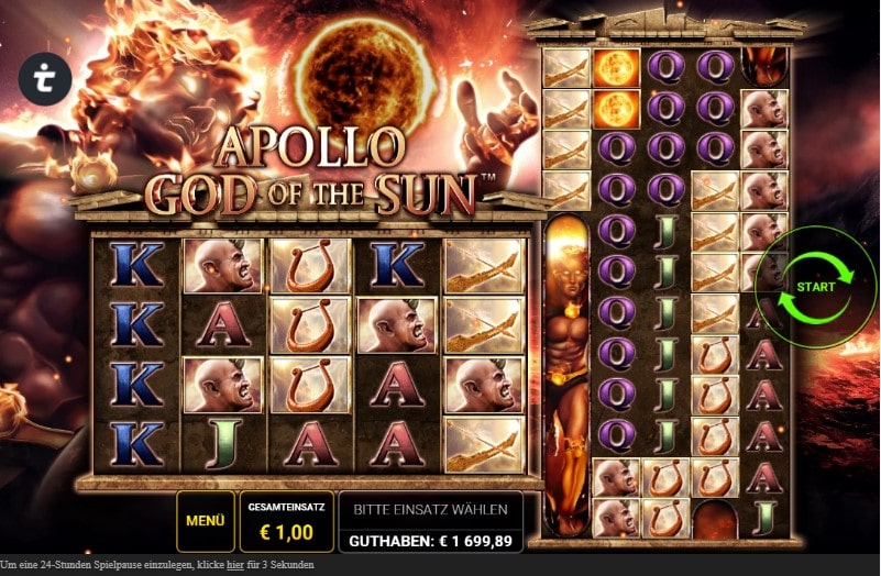 Apollo God of The Sun Slot