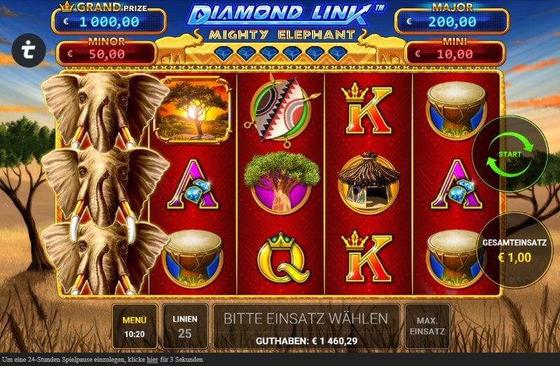 Diamond Link: Mighty Elephant Slot