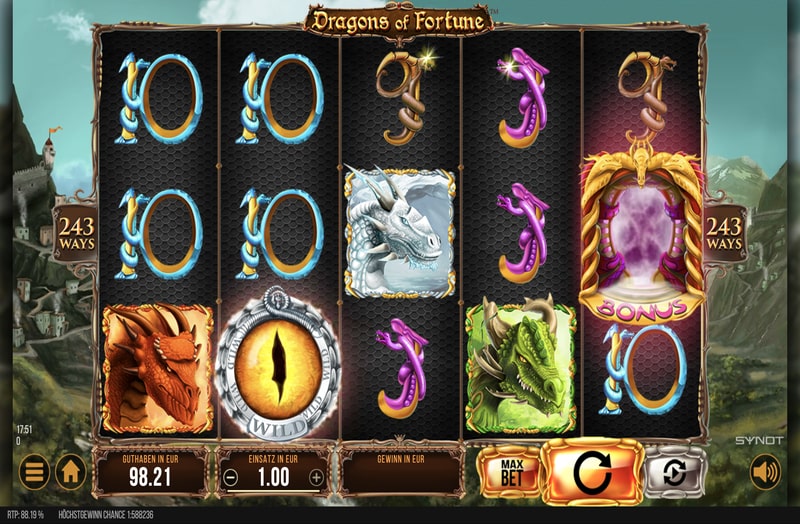 Dragons of Fortune Slot-min