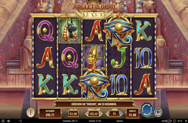 Rich Wilde and The Amulet of Dead Slot