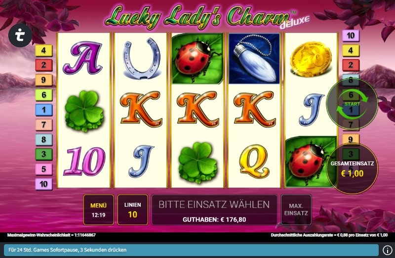 Lucky Ladys Charme Deluxe Slot